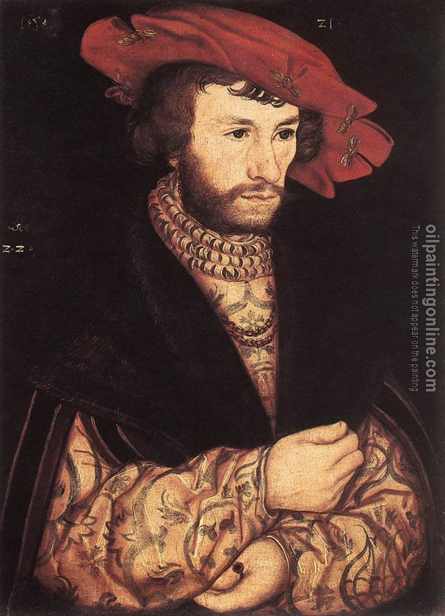 Lucas il Vecchio Cranach - Portrait of a Young Man